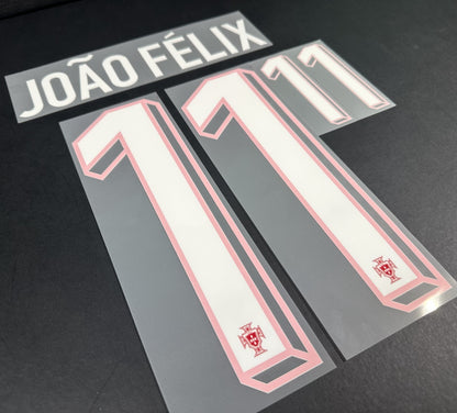 PORTUGAL 2023-2024 OFFICIAL SPORTING ID JOAO FELIX 11 HOME PLAYER SIZE NAME SET