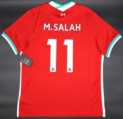 LIVERPOOL NIKE HOME SHIRT 2020 - 2021 M. SALAH 11 OFFICIAL SIZE XL