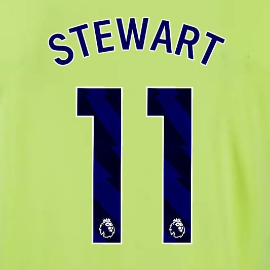 2024 2025 OFFICIAL SOUTHAMPTON STEWART 11 BLUE AWAY PLAYER SIZE NAME SET