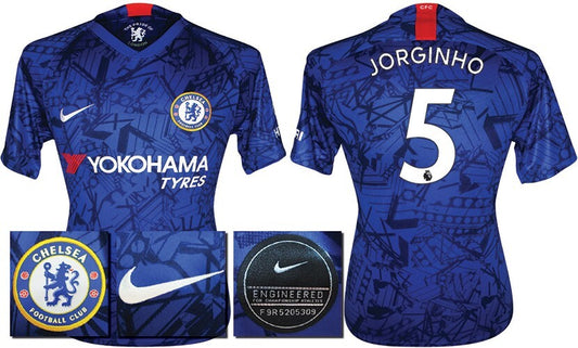 BNWT 2019 2020 CHELSEA NIKE HOME JORGINHO 5 FOOTBALL SHIRT MEN'S SMALL