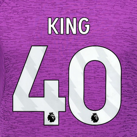 2024 2025 WOLVES 3RD WHITE KING 40 OFFICIAL PLAYER SIZE NAMESET