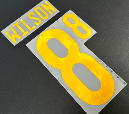 WALES 20-21 OFFICIAL SPORTING ID WILSON 8 HOME PLAYER SIZE NAMESET 265MM