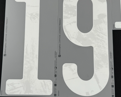 RUSSIA 2020 / 2021 OFFICIAL KOMLICHENKO 19 WHITE PLAYER SIZE NAMESET 265MM