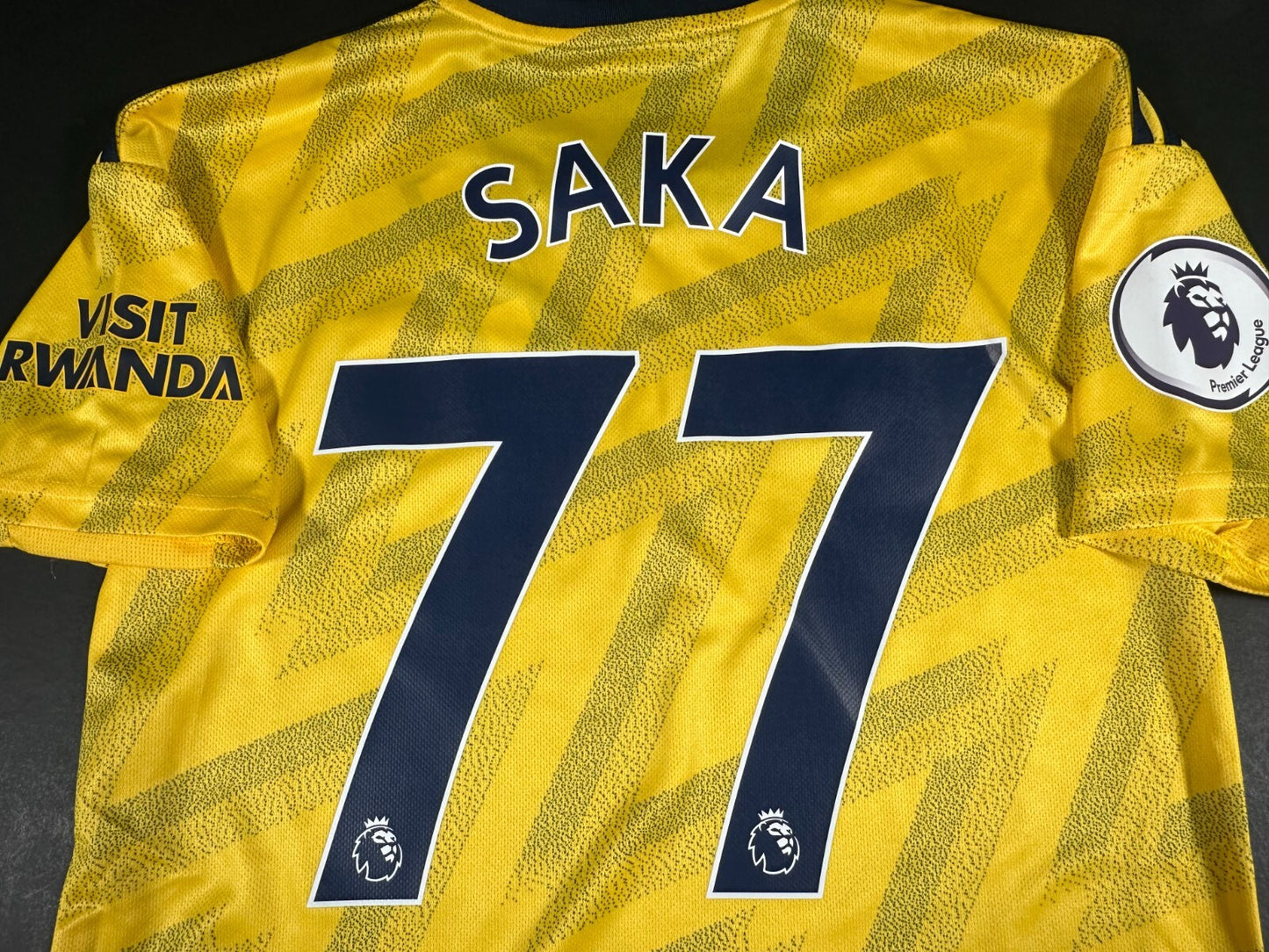 BRAND NEW OFFICIAL ADIDAS 2019 2020 ARSENAL AWAY SHIRT SAKA 77 MEN'S