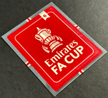 2024 OFFICIAL SPORTING ID EMIRATES FA CUP NEWCASTLE UNITED 6X WINNERS PATCH