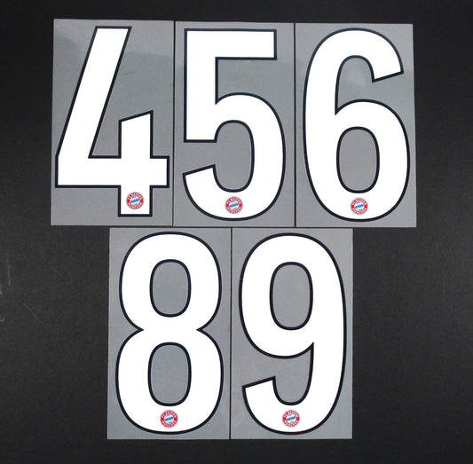 2018 2019 OFFICIAL SPORTING ID BAYERN MUNICH HOME WHITE PLAYER SIZE SHIRT NUMBER