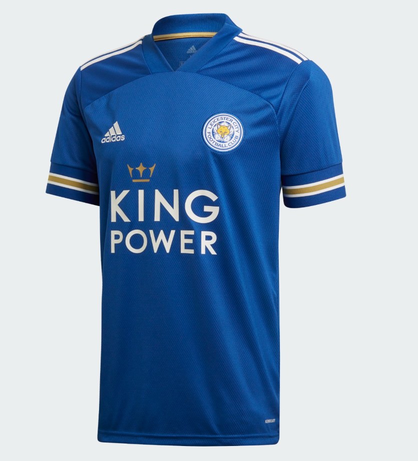 BNWT 2020 2021 LEICESTER CITY HOME ADIDAS FOOTBALL SHIRT PERSONALISED MEN'S XXL