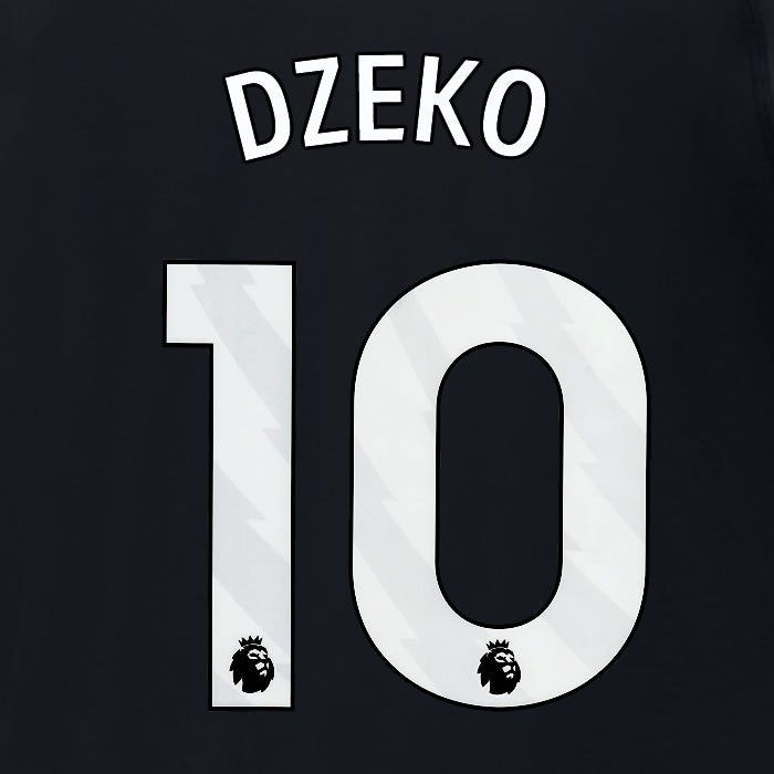 2023 2024 MAN CITY DZEKO 10 WHITE 3RD PLAYER SIZE NAME SET