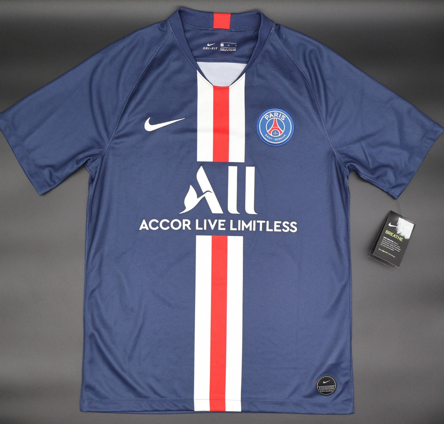 2021 2022 PSG MBAPPE' 7 HOME SHIRT NIKE FOOTBALL SHIRT MENS MEDIUM
