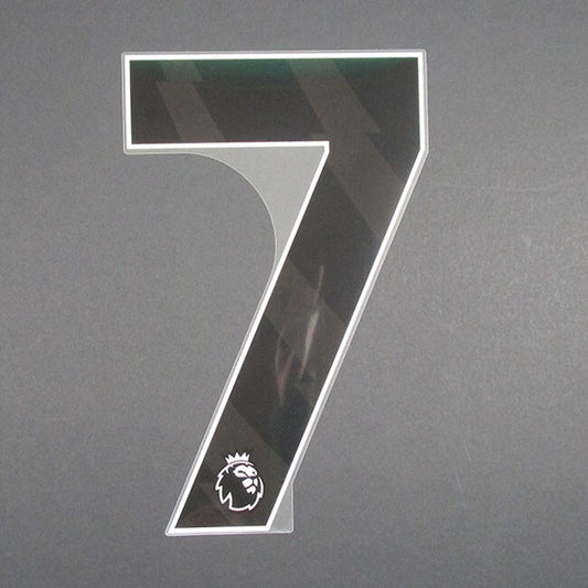 2023 2024 OFFICIAL AVERY DENNISON PREMIER LEAGUE PLAYER SIZE BLACK NUMBER 7