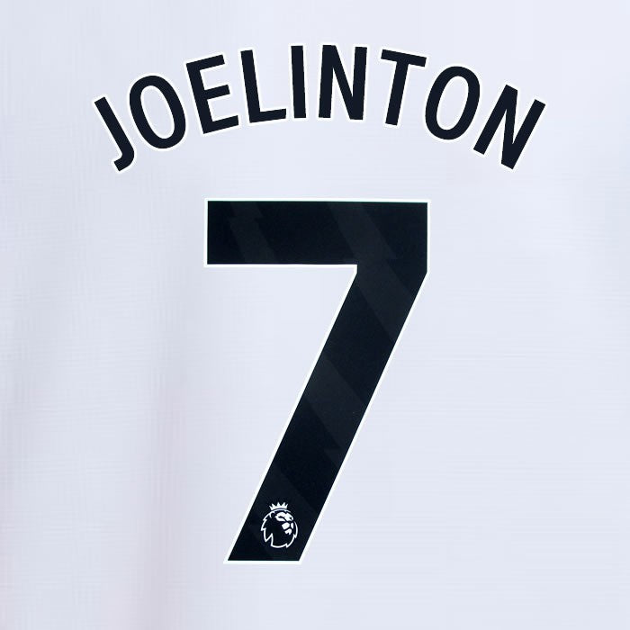 2024 2025 NEWCASTLE JOELINTON 7 OFFICIAL BLACK 3RD PLAYER SIZE NAME SET