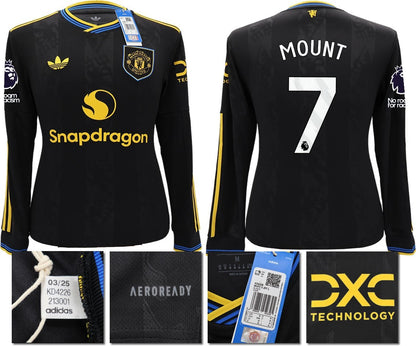 BNWT 2025 2026 MANCHESTER UNITED ADIDAS 3RD SHIRT LS MOUNT 7