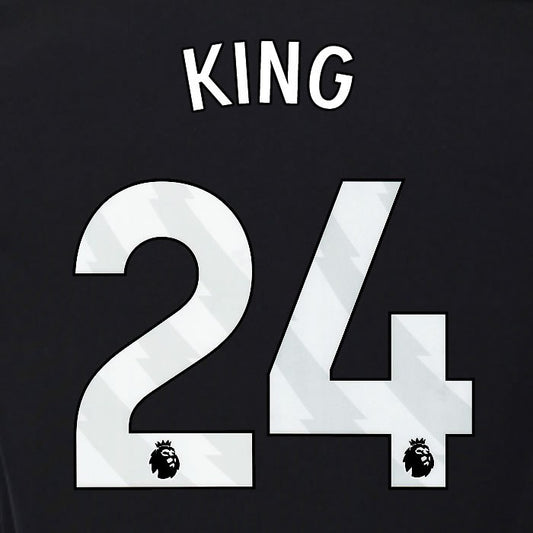 2025 2026 OFFICIAL FULHAM KING 24 WHITE 3RD PLAYER SIZE NAMESET