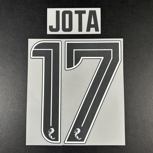 CELTIC 2023-2024 OFFICIAL SPORTING ID JOTA 17 HOME PLAYER SIZE NAME SET