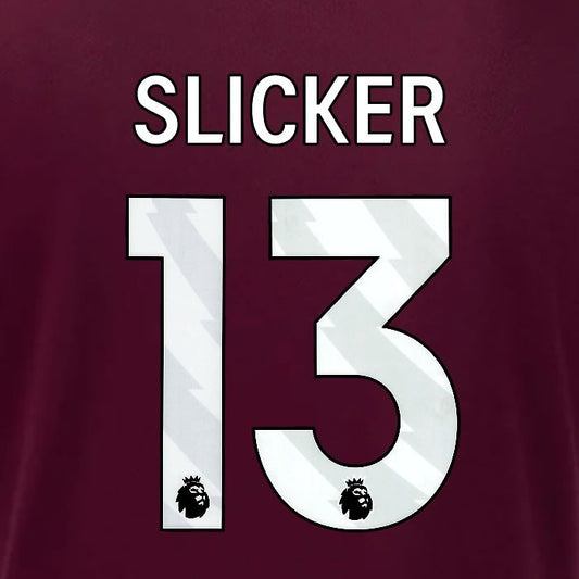 2024 2025 OFFICIAL IPSWICH TOWN SLICKER 13 WHITE AWAY PLAYER SIZE NAME SET