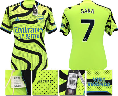 BNWT 2023 2024 ARSENAL F.C. ADIDAS AWAY SHIRT SAKA 7