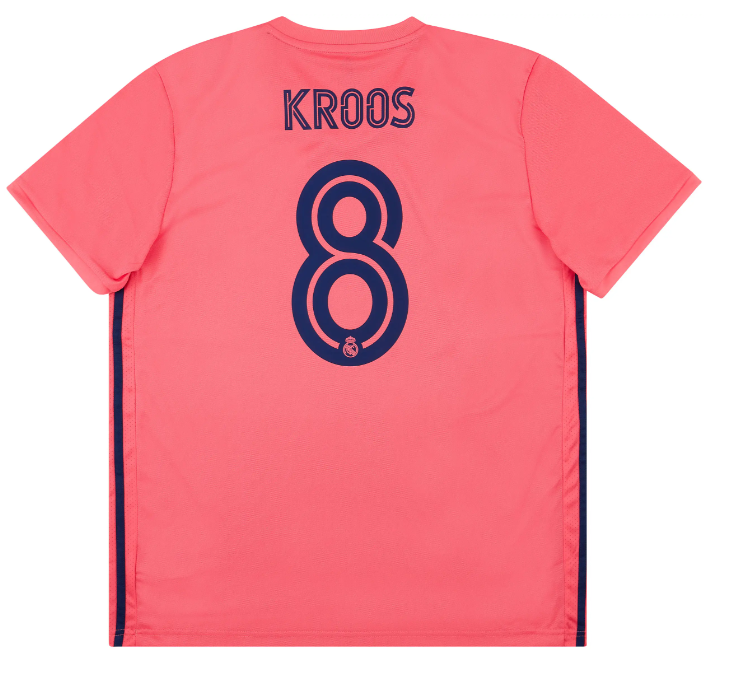 BRAND NEW REAL MADRID ADIDAS 2020 2021 AWAY KROOS 8 SHIRT MEN'S MEDIUM