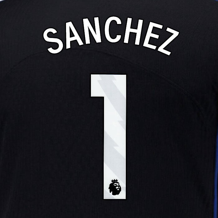 2025 2026 OFFICIAL CHELSEA SANCHEZ 1 WHITE 3RD PLAYER SIZE NAMESET