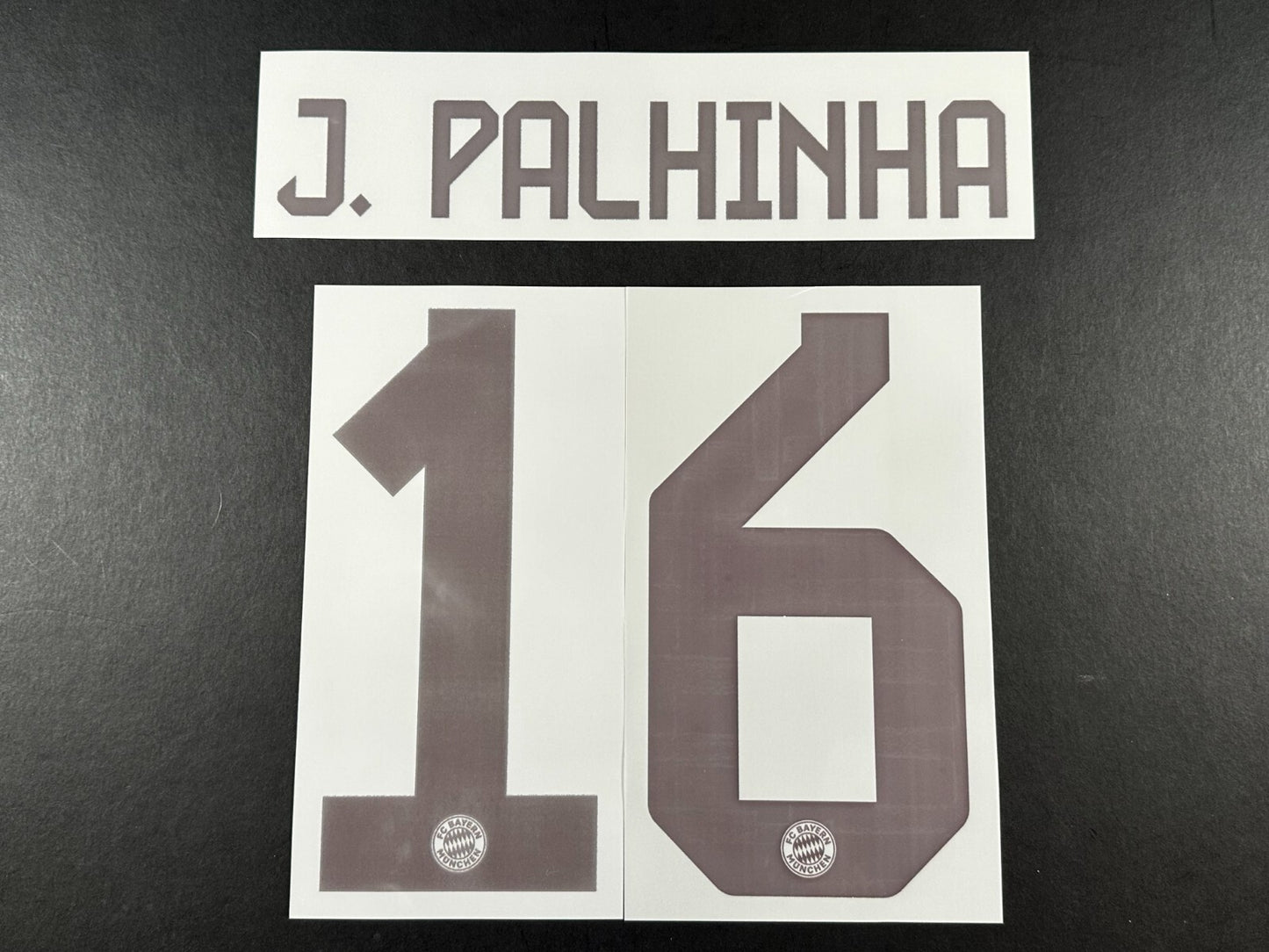 2024 2025 OFFICIAL BAYERN J. PALHINHA 16 HOME DARK RED PLAYER SIZE NAMESET