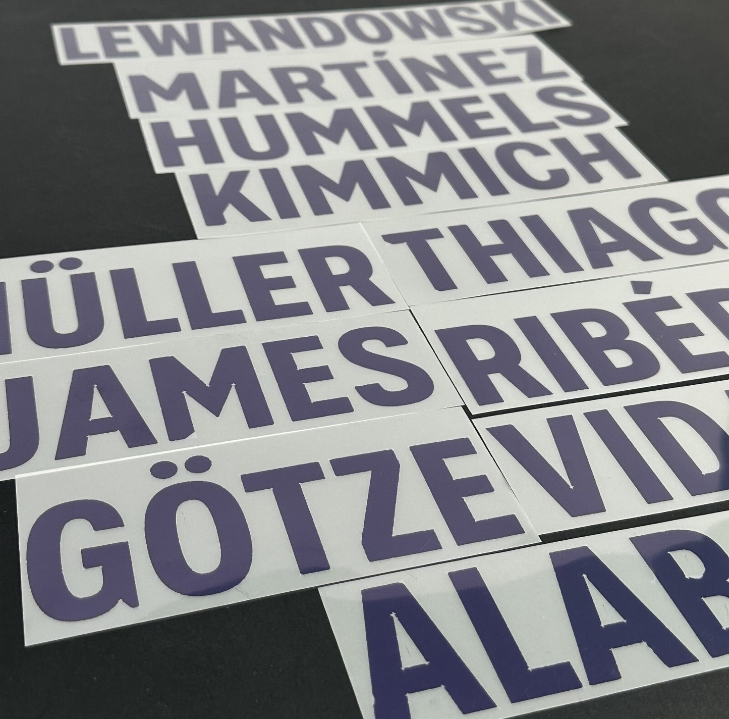 2018 2019 OFFICIAL SPORTING ID BAYERN MUNICH AWAY PLAYER SIZE NAME BLOCKS