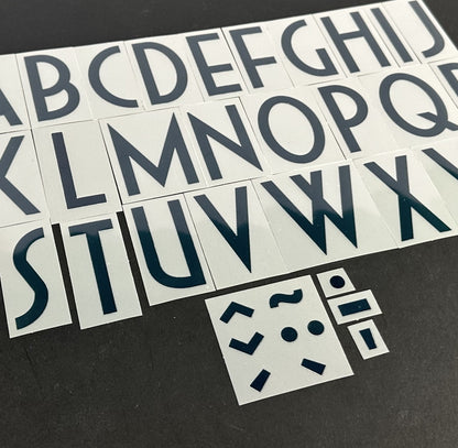 2018 2019 OFFICIAL SPORTING ID FRANCE AWAY OBSIDIAN PLAYER SIZE LETTERS