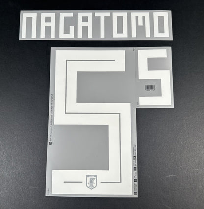 JAPAN 2018 2019 OFFICIAL NAGATOMO 5 HOME PLAYER SIZE NAMESET