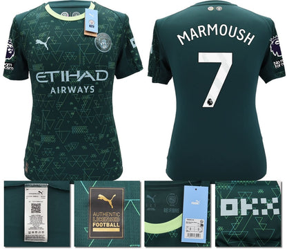 BNWT 2025 2026 MAN CITY PUMA 4TH MARMOUSH 7 FOOTBALL SHIRT