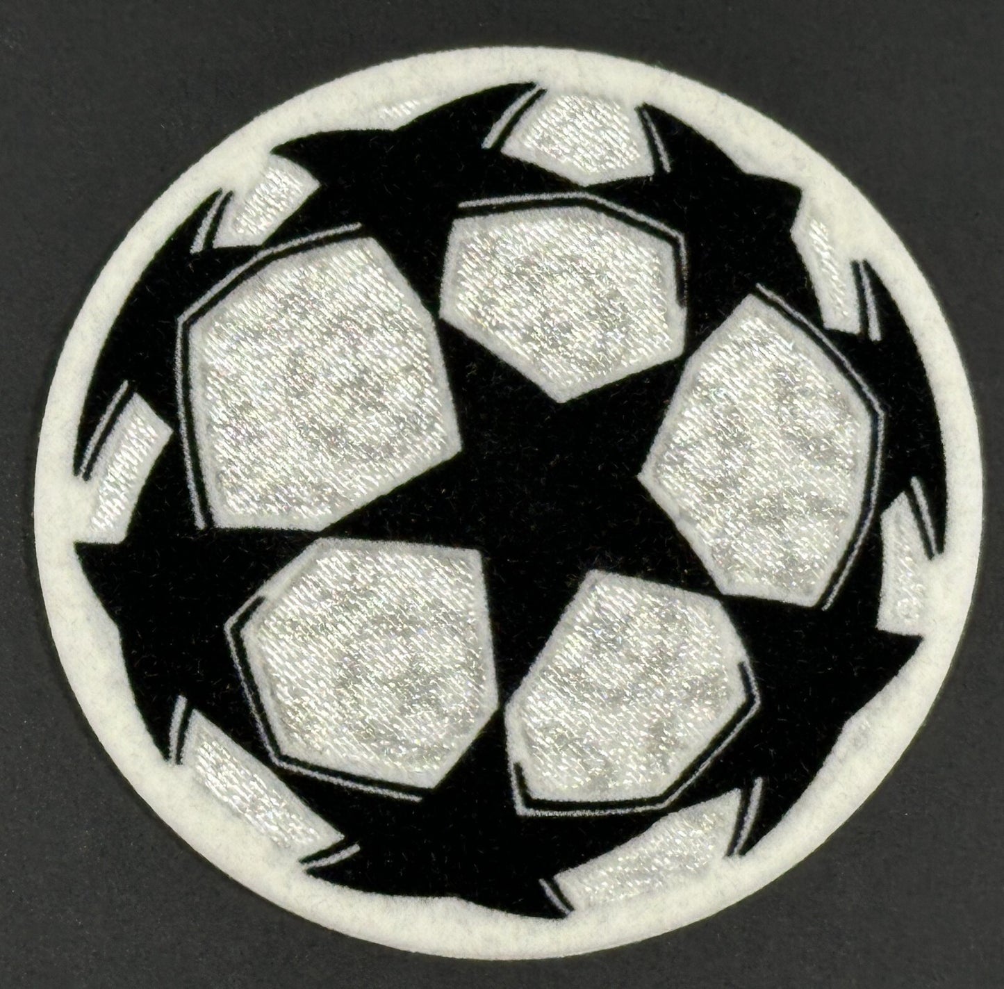 2021 2024 OFFICIAL SPORTING ID UCL CHAMPIONS LEAGUE STARBALL PLAYER SLEEVE PATCH