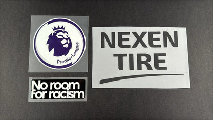 2020 2021 OFFICIAL MANCHESTER CITY 3RD PLAYER SIZE SLEEVE PATCH + SPONSOR SET