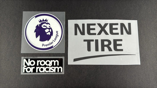 2020 2021 OFFICIAL MANCHESTER CITY 3RD PLAYER SIZE SLEEVE PATCH + SPONSOR SET
