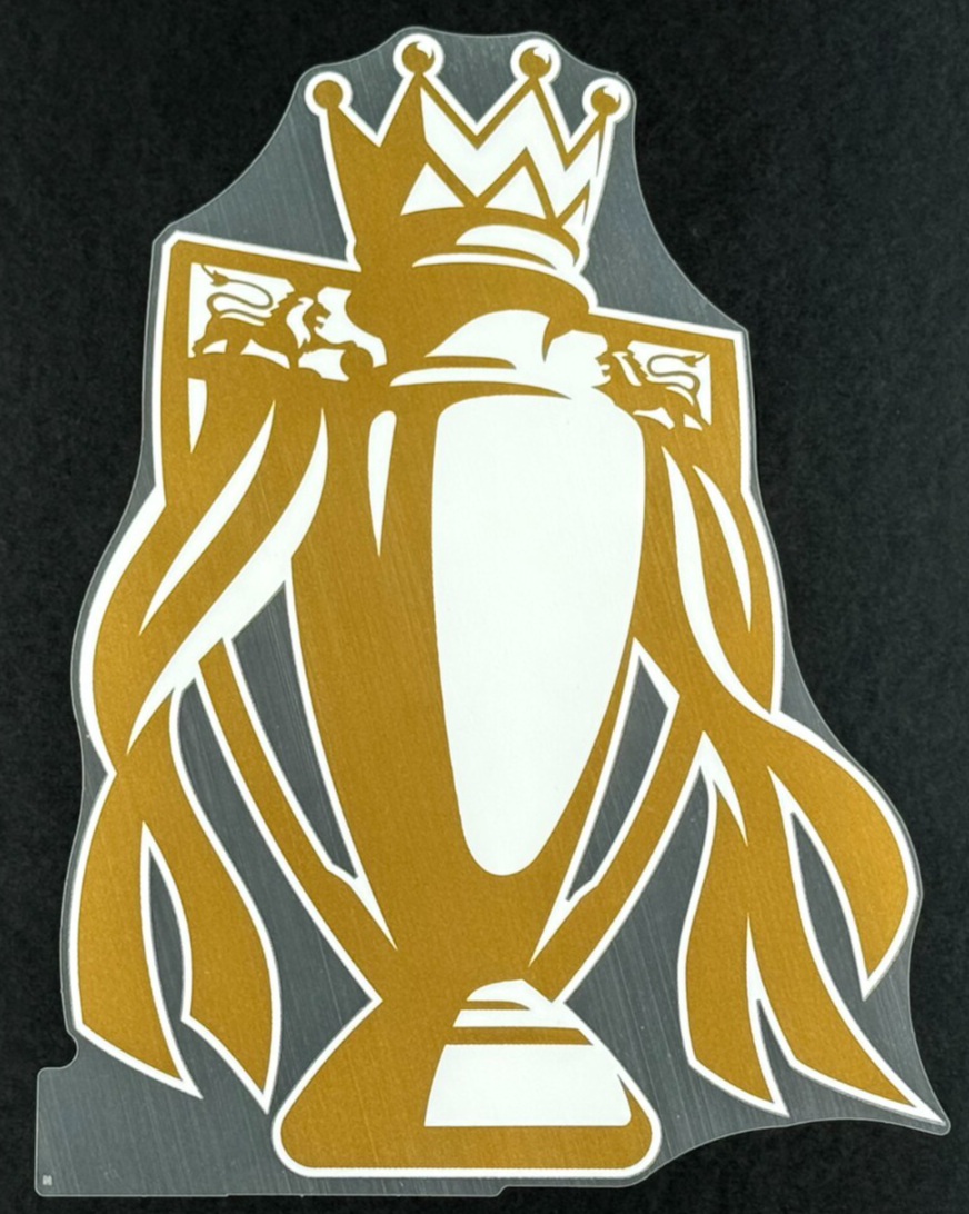 LIVERPOOL CHAMPIONS 24/25 + TROPHY GOLD OFFICIAL AVERY DENNISON
