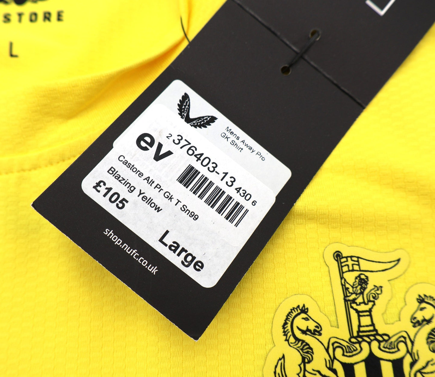 BNWT 2022 2023 CASTORE PRO NEWCASTLE UNITED AWAY SHIRT POPE 22  SHIRT MENS LARGE