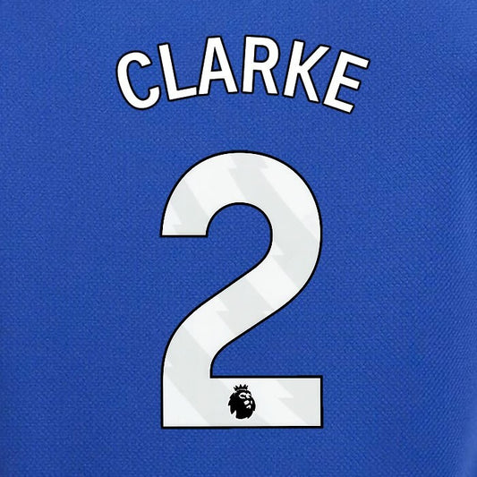 2023 2024 OFFICIAL CHELSEA CLARKE 2 WHITE HOME PLAYER SIZE NAMESET