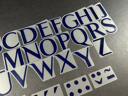 2022 2023 OFFICIAL AVERY DENNISON REAL MADRID HOME PLAYER SIZE LETTERS