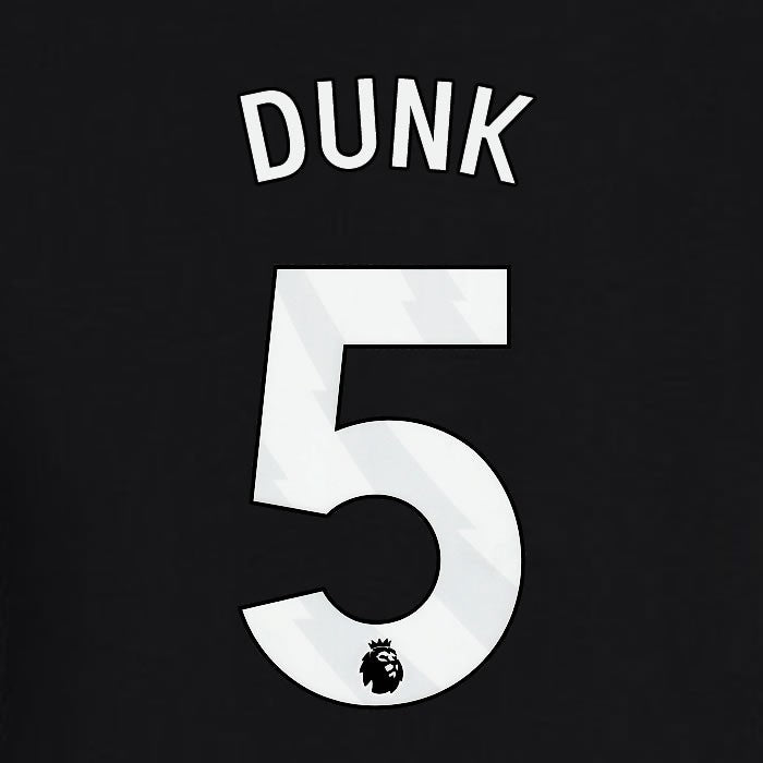2023 2024 BRIGHTON DUNK 5 OFFICIAL WHITE AWAY PLAYER SIZE NAME SET