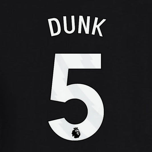 2023 2024 BRIGHTON DUNK 5 OFFICIAL WHITE AWAY PLAYER SIZE NAME SET