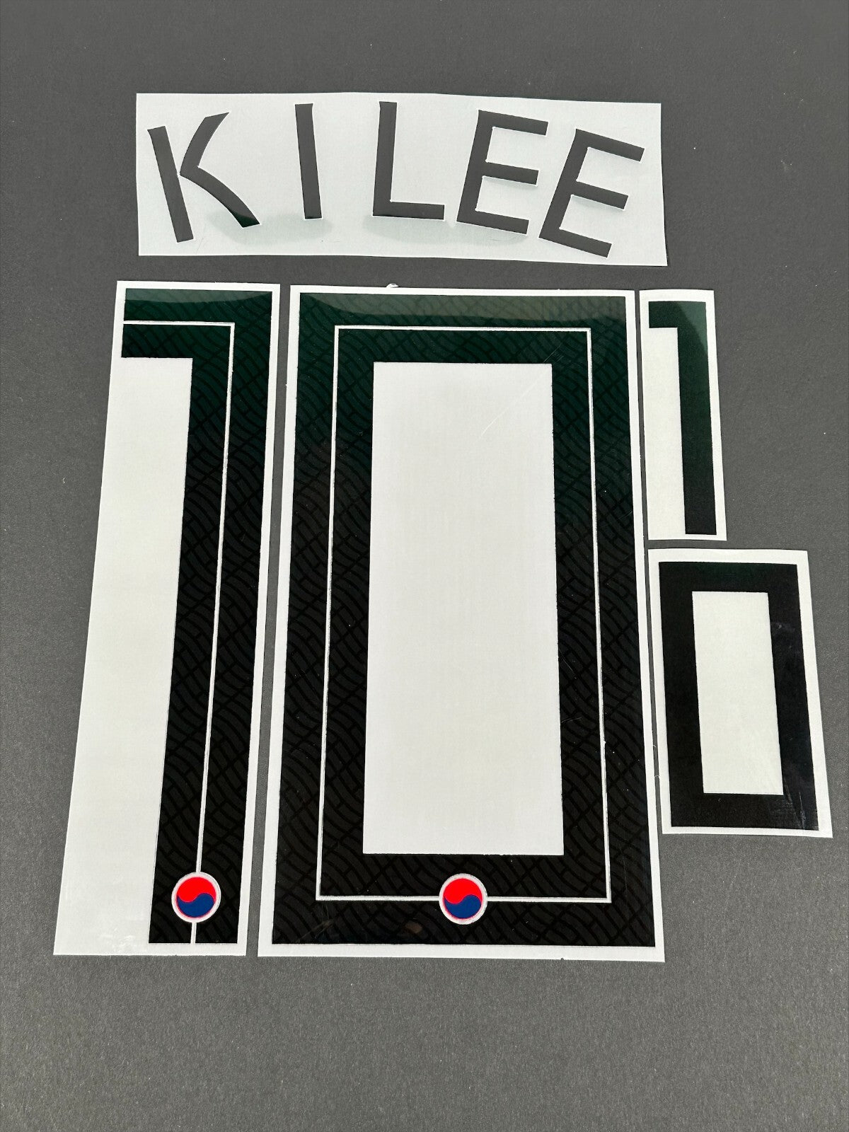 SOUTH KOREA 2020 2021 OFFICIAL SPORTING ID K I LEE 10 HOME PLAYER SIZE NAMESET
