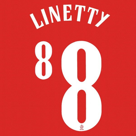 2020 2021 OFFICIAL POLAND LINETTY 8 AWAY WHITE PLAYER SIZE NAMESET