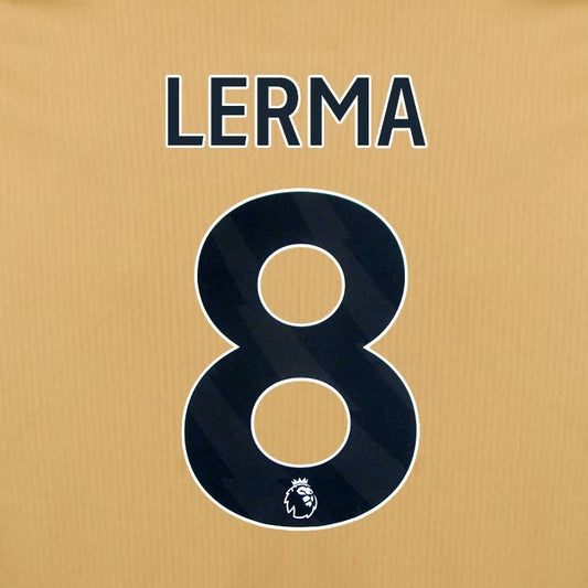 2025 2026 OFFICIAL CRYSTAL PALACE LERMA 8 BLACK 3RD PLAYER SIZE NAMESET