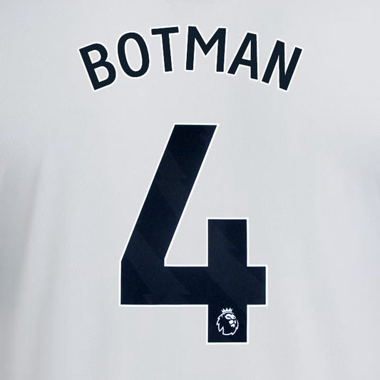 2025 2026 NEWCASTLE BOTMAN 4 OFFICIAL BLACK HOME PLAYER SIZE NAME SET
