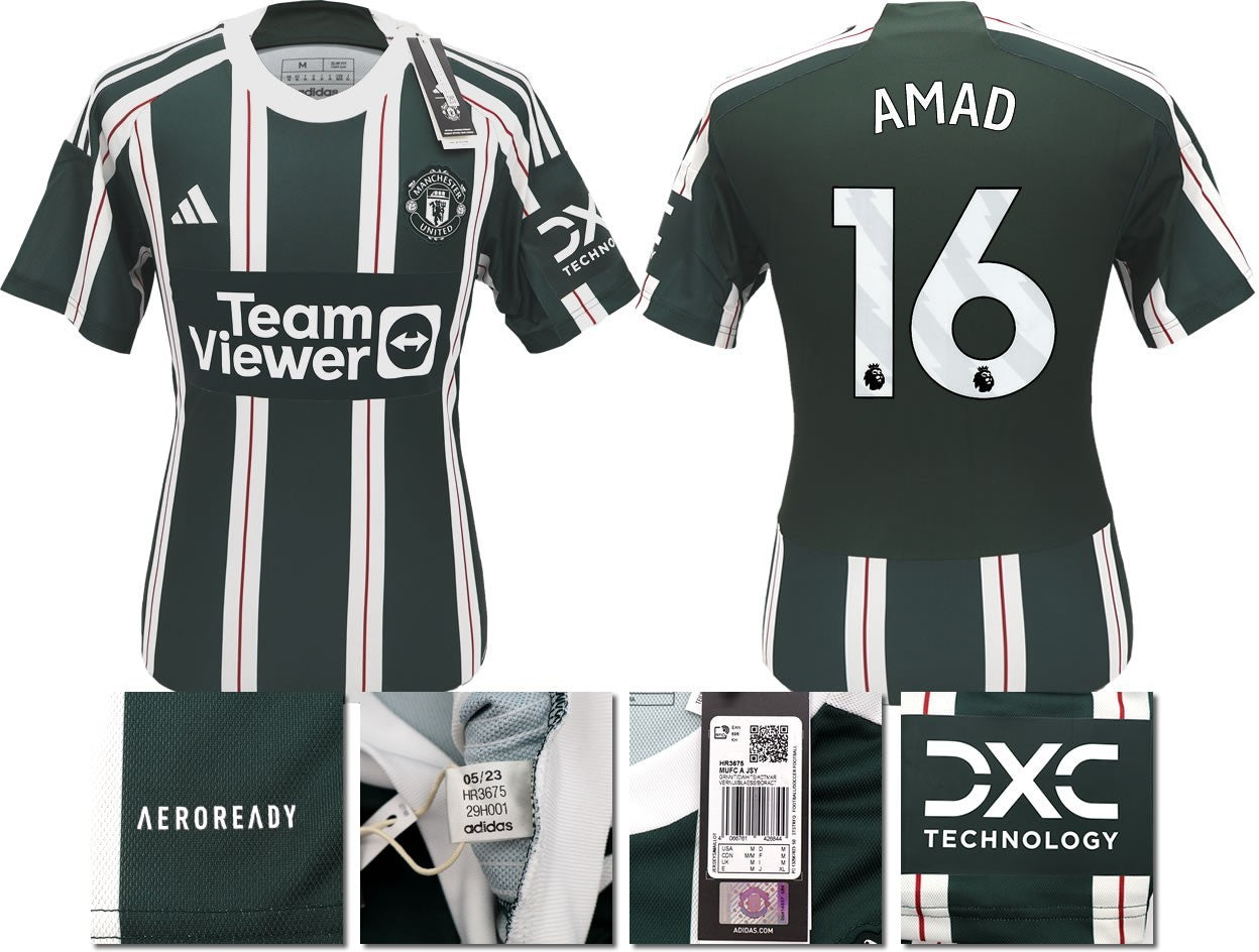BNWT 2023 2024 MAN UTD ADIDAS AWAY SHIRT AMAD 16