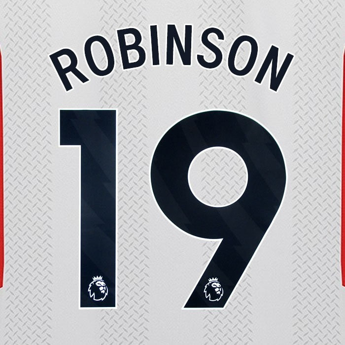 2023 2024 SHEFFIELD UNITED OFFICIAL ROBINSON 19 BLACK 3RD PLAYER SIZE NAMESET