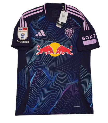 BNWT ADIDAS 2024 2025 LEEDS UNITED THIRD ROTHWELL 8 + PATCHES SHIRT MEN'S MEDIUM