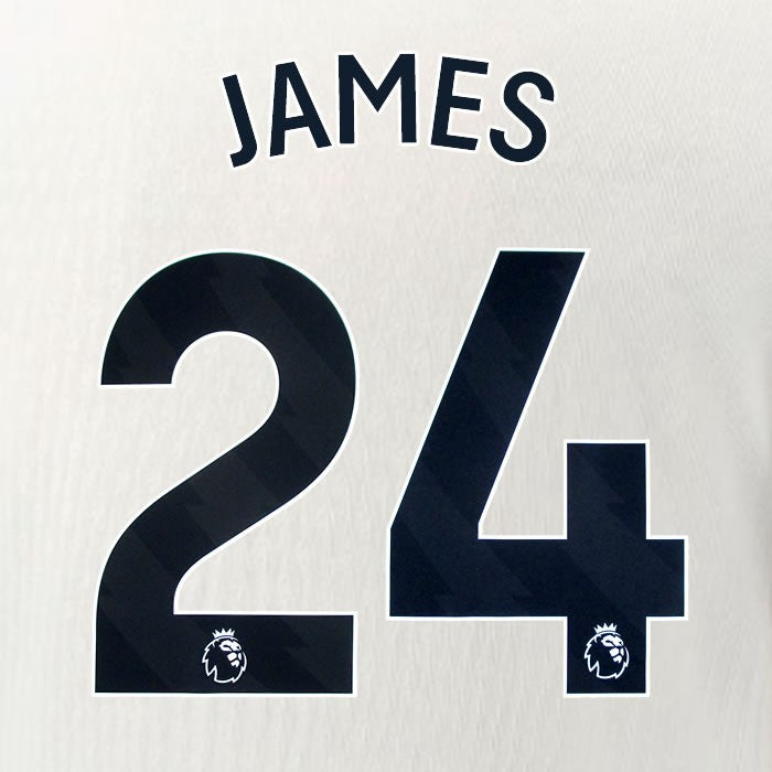 2025 2026 OFFICIAL CHELSEA JAMES 24 BLACK AWAY PLAYER SIZE NAMESET