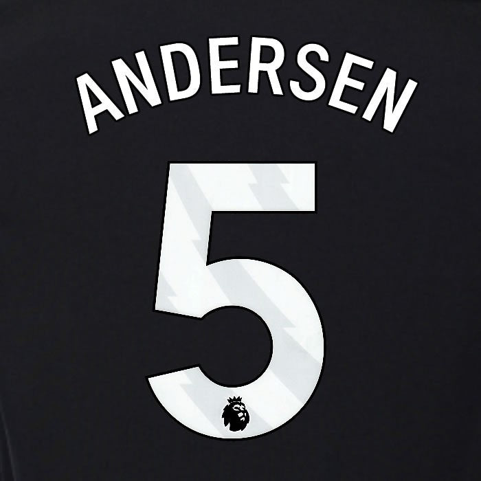 2025 2026 OFFICIAL FULHAM ANDERSON 5 WHITE 3RD PLAYER SIZE NAMESET