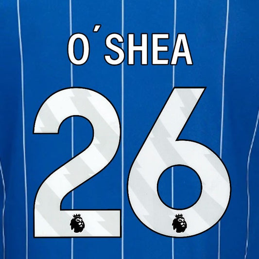 2024 2025 OFFICIAL IPSWICH TOWN O SHEA 26 WHITE HOME PLAYER SIZE NAME SET