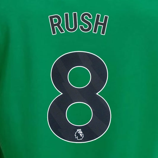 2023 2024 NEWCASTLE RUSH 8 OFFICIAL BLACK AWAY PLAYER SIZE NAME SET
