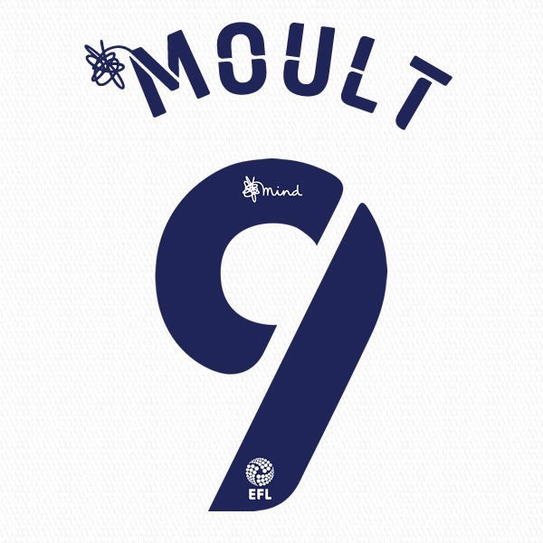 PRESTON 2020 2021 OFFICIAL MOULT 9 HOME PLAYER SIZE NAME SET