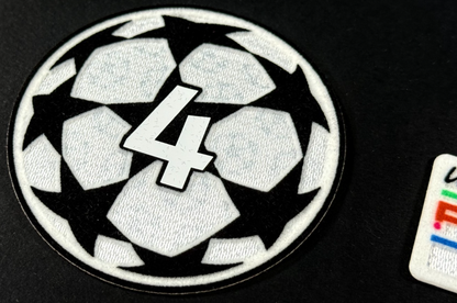 25 - 26 SPORTING ID UEFA CHAMPIONS LEAGUE 4 AJAX FC & FOUNDATION 10 YAERS PATCH