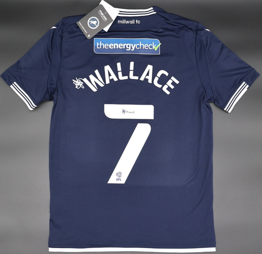 BNWT 2020 2021 MILLWALL HOME MACRON WALLACE 7 FOOTBALL SHIRT MEN'S SMALL